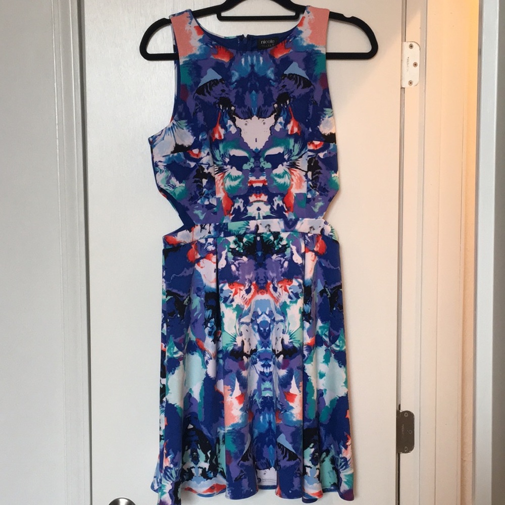 Nicole by Nicole Miller Graphic Print Dress